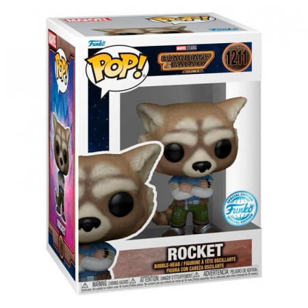 Figurina Funko POP Marvel Guardianes de la Galaxia Rocket Exclusive [1]