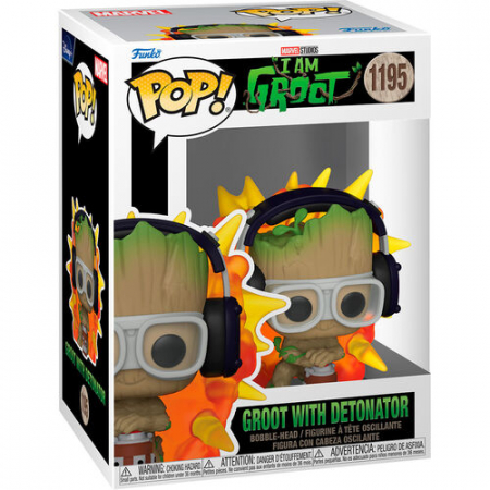 Figurina Funko POP Marvel I am Groot - Groot with Detonator [1]
