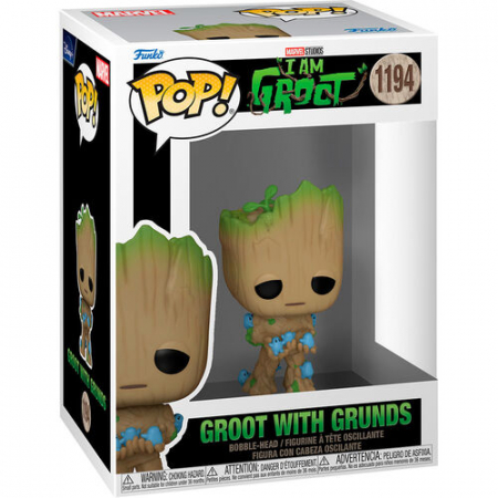 Figurina Funko POP Marvel I am Groot - Groot with Grunds [1]