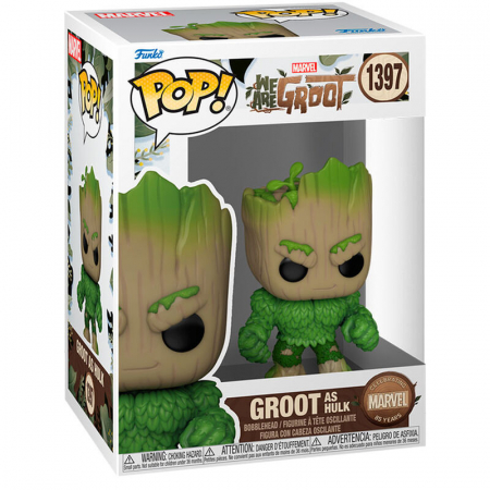 Figurina Funko POP Marvel We Are Groot - Groot as Hulk [1]