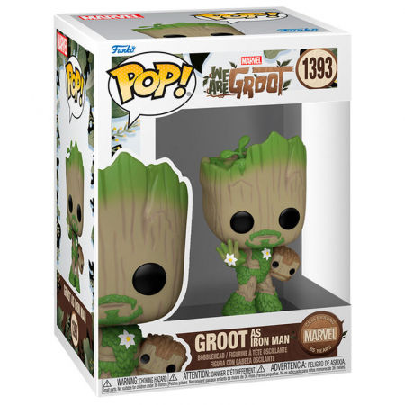 Figurina Funko POP Marvel We Are Groot - Groot as Iron Man [1]