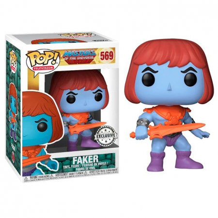 Figurine Exclusive - Figurina Funko POP Masters Of The Universe Faker Exclusive