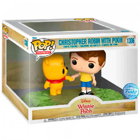 Colectie - Figurina Funko POP Moments Disney Winnie the Pooh Christopher Robin with Pooh Exclusive