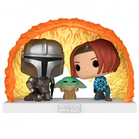 Figurine de colectie - Figurina Funko POP Moments Star Wars The Mandalorian Grogu Force Barrier