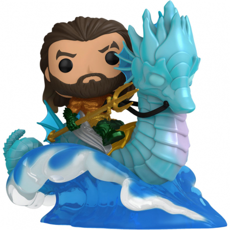 Colectie - Figurina Funko POP Ride Deluxe DC Comics Aquaman și Regatul pierdut Aquaman pe Storm