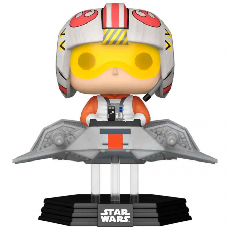 Figurine Exclusive - Figurina Funko POP Rides Star Wars Luke Skywalker in T-47 Airspeeder Exclusive