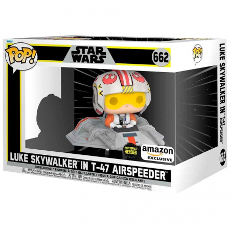 Figurina Funko POP Rides Star Wars Luke Skywalker in T-47 Airspeeder Exclusive [1]