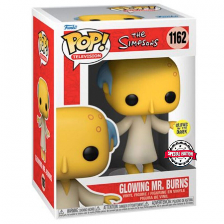 Figurine Exclusive - Figurina Funko POP Simpsons Glowing Mr.Burns Exclusive