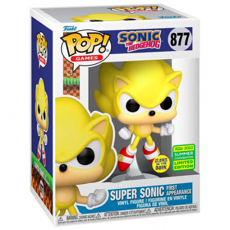 Figurine Exclusive - Figurina Funko POP Sonic The Hedgehog Super Sonic Exclusive