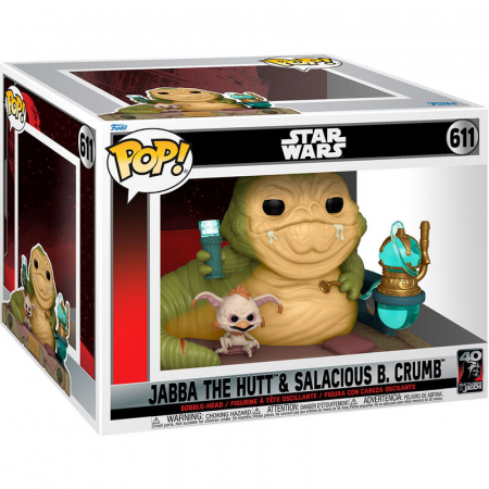 Figurina Funko POP Star Wars 40Th Jabba The Hutt & Salacious B Crumb [1]