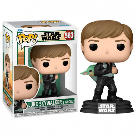 Figurina Funko POP Star Wars The Book of Boba Fett 2 Luke Skywalker and Grogu [2]