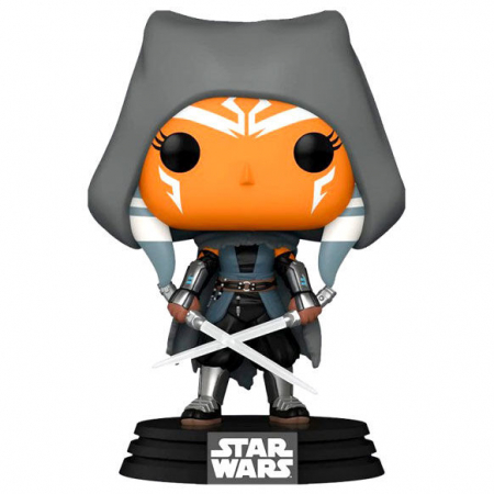 Figurina Funko POP Star Wars The Mandalorian Ahsoka Hooded Exclusive [1]