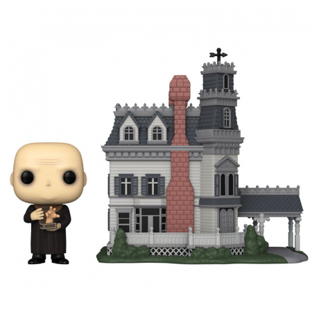 Colectie - Figurina Funko POP Town The Addams Family Uncle Fester & Addams Family Mansion
