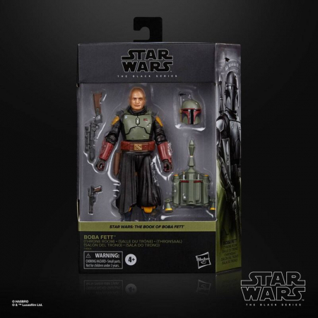 Figurina Hasbro Boba Fett Throne Room Black Series Star Wars 15cm [3]