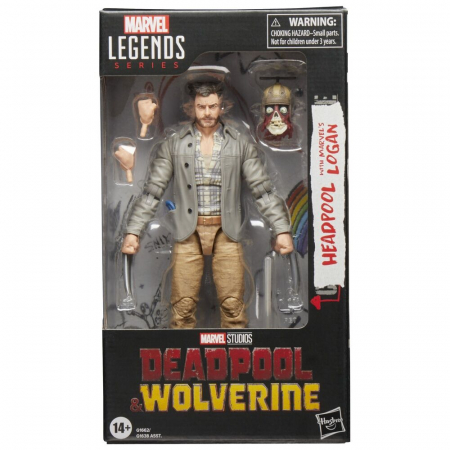 Figurina Hasbro Deadpool with Marvel Logan - Deadpool & Wolverine Marvel Legends Series 15cm [1]