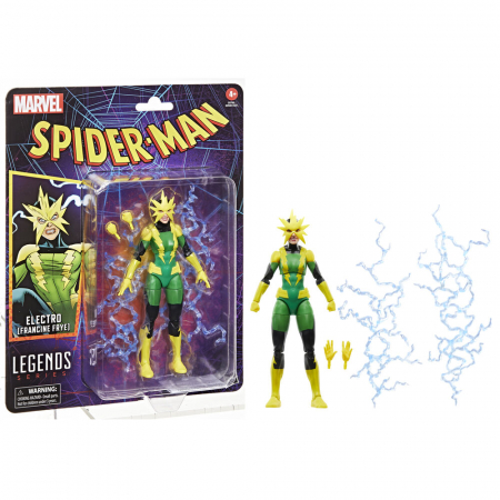 Figurina Hasbro Electro Francine Frye Spider-Man Marvel 15cm [2]