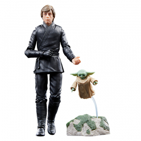 Colectie - Figurina Hasbro Luke Skywalker & Grogu The Book of Boba Fett Star Wars 15cm