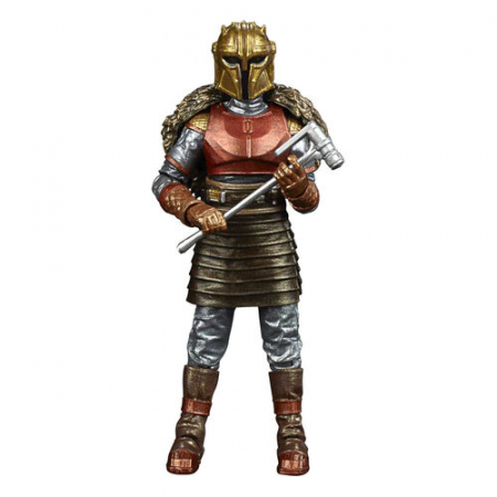 Figurine de colectie - Figurina Star Wars The Mandalorian Carbonized The Armorer, 10 cm