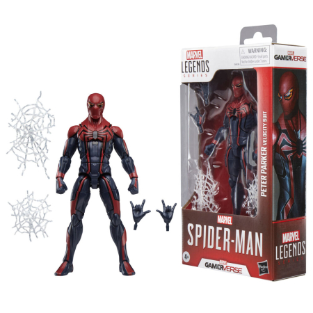 Figurina Velocity Suit Peter Parker Spider-Man Gamerverse Marvel Legends Series 15cm [1]