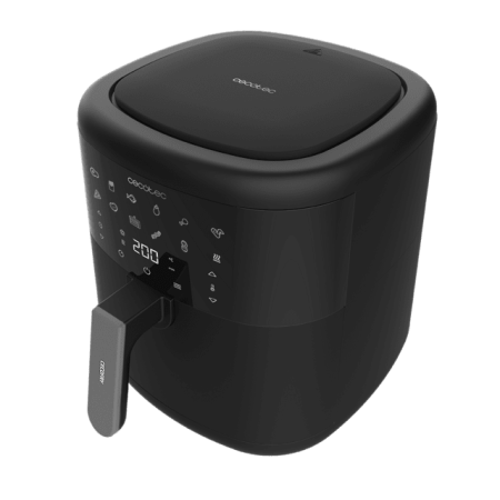 Friteuza cu aer cald, fara ulei Cecotec Bombastik 6000,1700W, 6L, control tactil, 12 programe presetate, negru [1]