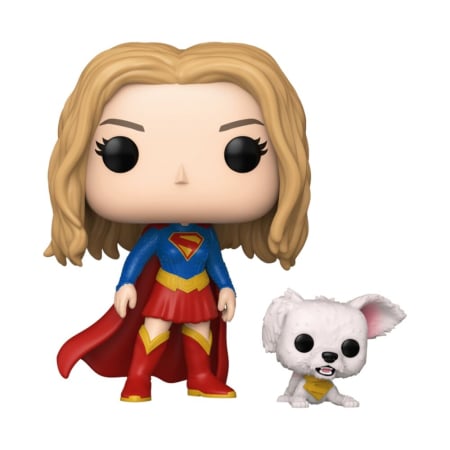 Colectie - Funko POP DC Comics Supergirl Buddy Supergirl with Puppy Krypto