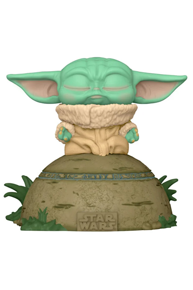 Colectie - Funko Pop Deluxe Mandalorian, The Child Using the Force, SFX, 20 cm