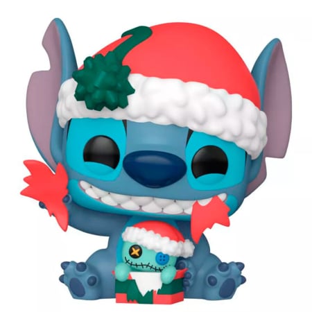 Figurine de colectie - Funko POP Disney Lilo & Stitch - Stitch Despacheteaza Cadou