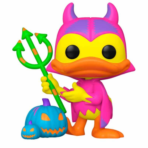 Figurine de colectie - Funko POP Disney Mickey and Friends Devil Donald with Pumpkin Chase Exclusive