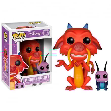 Funko POP Disney Mulan Mushu & Cricket [1]