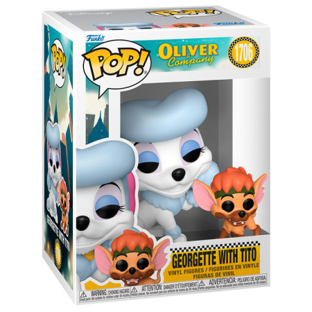 Funko POP Disney Oliver & Company Georgette with Tito [1]