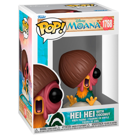 Funko POP Disney Vaiana Moana 3 Hei Hei with Coconut [1]