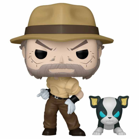 Figurine de colectie - Funko POP Jojo's Bizarre Adventure Joseph Joestar with Iggy