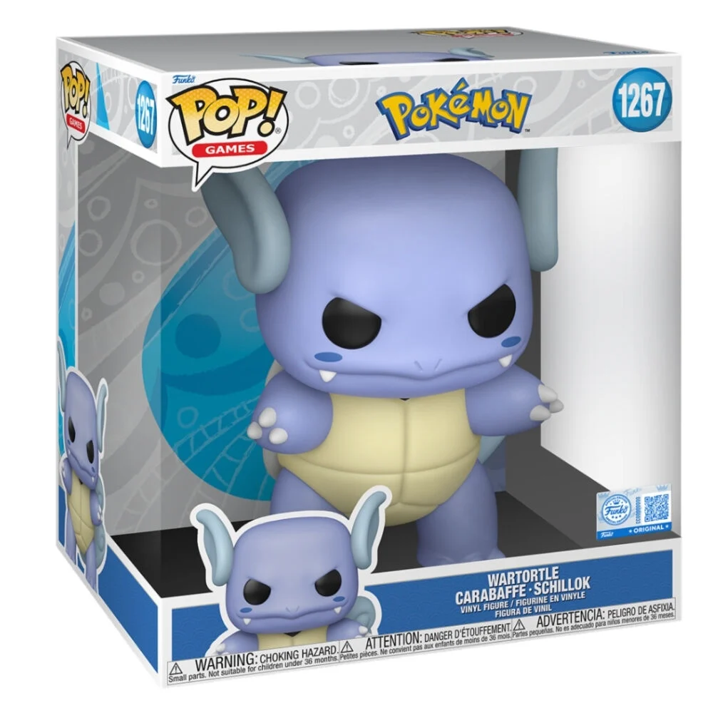 Figurine de colectie - Funko POP Jumbo Pokemon Wartortle 25 cm