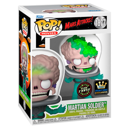 Funko POP Mars Attacks Martian Soldier Exclusive Chase [1]