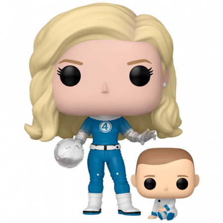 Colectie - Funko POP Marvel Fantastic Four Femeia Invizibilă și Franklin