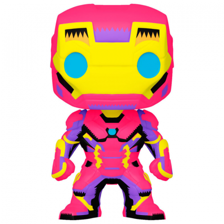 Colectie - Funko POP Marvel Iron Man Black Light Exclusive