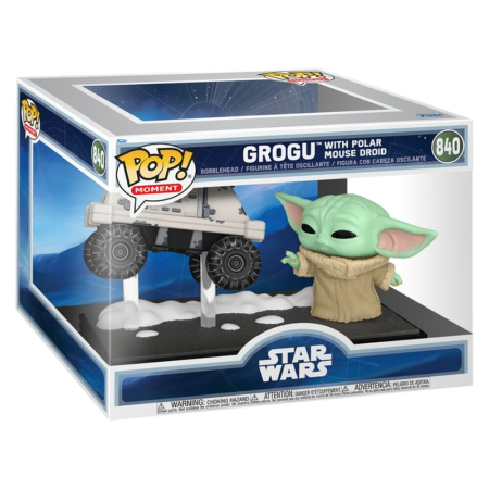 Funko POP Moments Star Wars: The Mandalorian & Grogu - Grogu with Polar Mouse Droid [1]