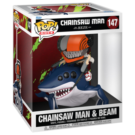 Funko POP Rides Deluxe Chainsaw Man Arc Chainsaw Man & Beam [1]