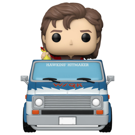 Precomanda 70 de lei - Funko POP Rides Deluxe Stranger Things 5 Steve with the Squawk Van