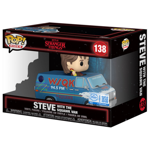 Funko POP Rides Deluxe Stranger Things 5 Steve with the Squawk Van [1]
