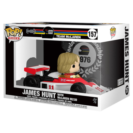 Funko POP Rides Super Deluxe Racing James Hunt with McLaren M23D [1]