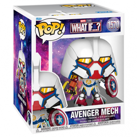 Funko POP Super Marvel What If..? Avenger Mech [1]