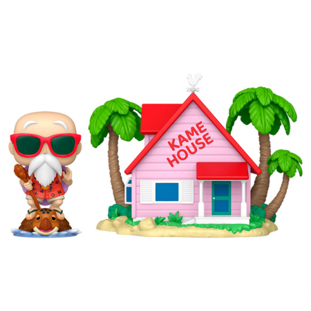 Figurine de colectie - Funko POP Town Dragon Ball Master Roshi At Kame House