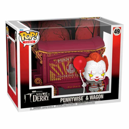 Funko POP Town IT Welcome To Derry Pennywise & Wagon [1]
