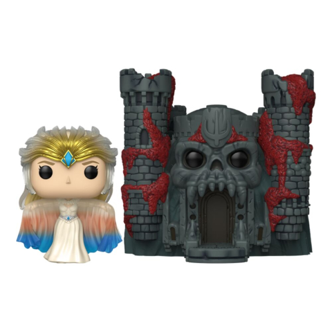 Figurine de colectie - Funko POP Town Masters of the Universe Sorceress with Castle Grayskull Live Action