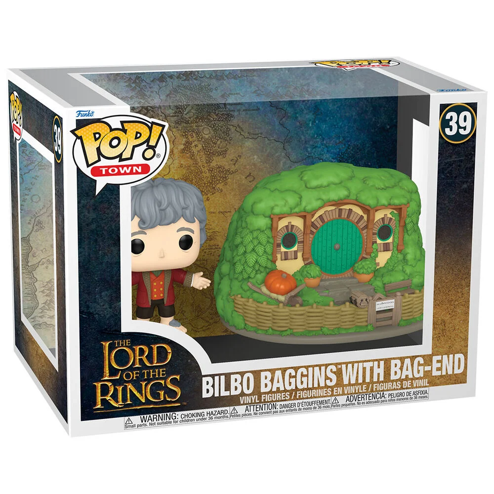 Funko POP Town The Lord of the Rings Bilbo Baggins with Bag-End [1]