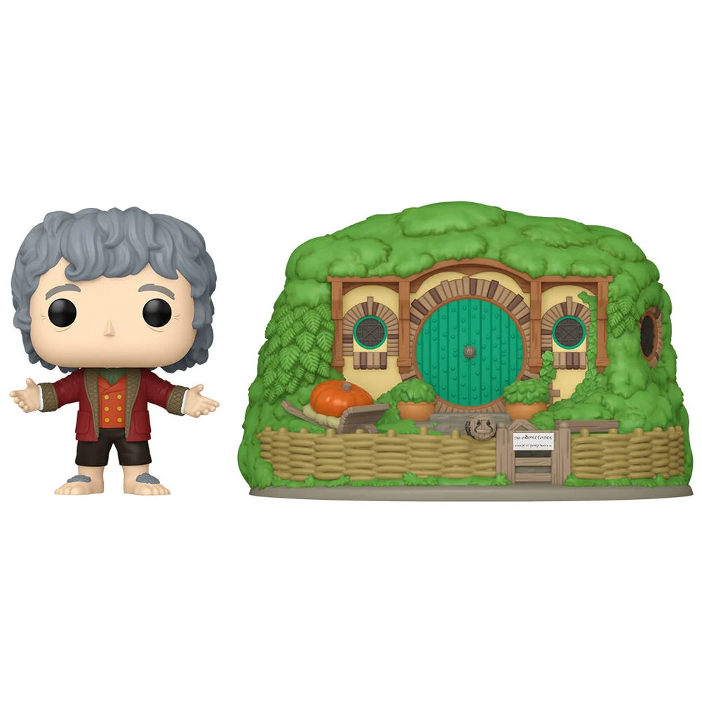 Colectie - Funko POP Town The Lord of the Rings Bilbo Baggins with Bag-End