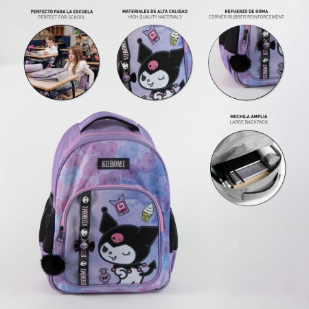Ghiozdan adaptabil Hello Kitty Kuromi 42cm [2]