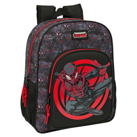 Ghiozdane copii - Ghiozdan adaptabil Marvel Spiderman Miles Morales 38cm