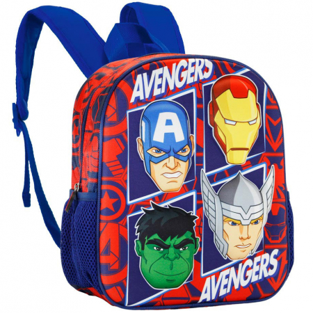 Scoala si Papetarie - Ghiozdan copii 3D The Four Avengers Avengers Marvel 31cm